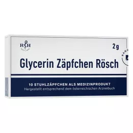 GLYCERIN ZÄPFCHEN Rösch 2 g székrekedés ellen, 10 db