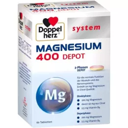 DOPPELHERZ Magnézium 400 Depot rendszerű tabletta, 60 db