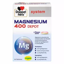 DOPPELHERZ Magnézium 400 Depot rendszerű tabletta, 60 db