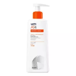 LETI AT4 tusfürdő és fürdőzselé, 750 ml