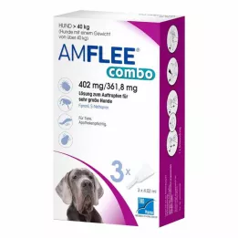 AMFLEE combo 402/361,8 mg belsőleges oldat 40 kg feletti kutyáknak, 3 db