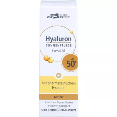 HYALURON SONNENPFLEGE Arckrém LSF 50+ színezett, 50 ml