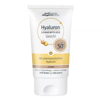Hyaluronos fényvédő arc LSF 50+ színezett, 50 ml