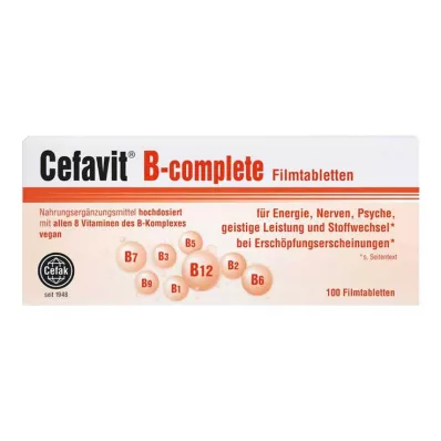 CEFAVIT B-complete filmtabletta, 100 db