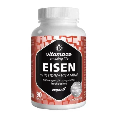 EISEN 20 mg+Hisztidin+C/B9/B12 vitaminok kapszula, 90 db