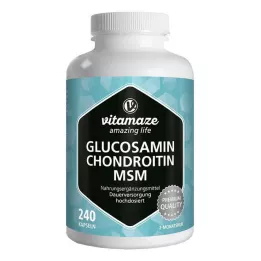 GLUCOSAMIN CHONDROITIN MSM C-vitamin kapszula, 240 kapszula