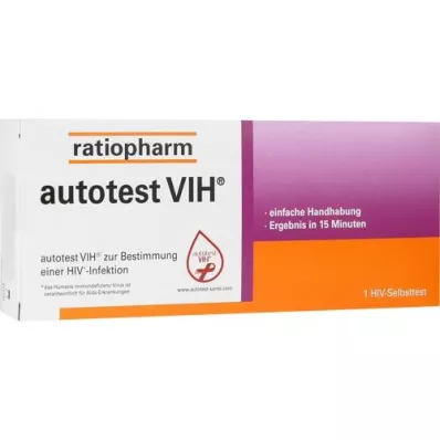 AUTOTEST VIH HIV-Öntesztelő ratiopharm, 1 db