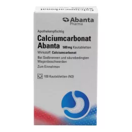 Kalcium-karbonát Abanta 500 mg rágótabletta, 100 db