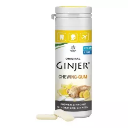 Gyömbér Ginjer rágógumi citrom, 30 g