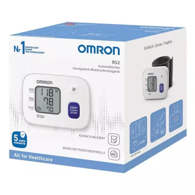 OMRON RS2 csuklós vérnyomásmérő HEM-6161-D, 1 db