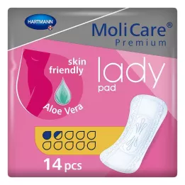 MOLICARE Prémium női párna 1,5 csepp, 14 db