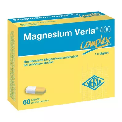 MAGNESIUM VERLA 400 kapszula, 60 db