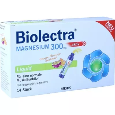 BIOLECTRA Magnézium 300 mg folyadék, 14 db