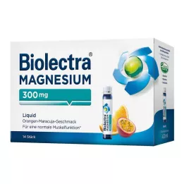 BIOLECTRA Magnézium 300 mg folyadék, 14 db