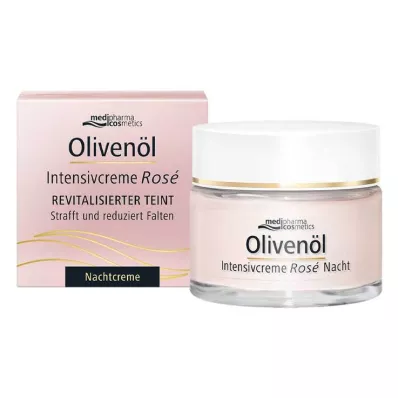 Olívaolajos intenzív krém Rose éjszakai krém, 50 ml