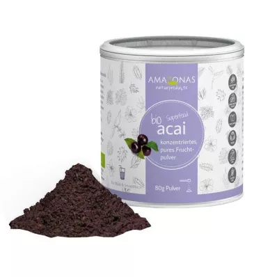 ACAI 100% szerves por, hordozóanyag nélkül, 80 g