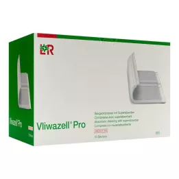 VLIWAZELL Pro superabsorb.compress.steril 20x40 cm, 10 db