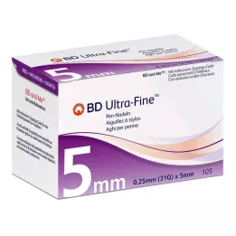 BD ULTRA-FINE tolltűk 5 mm 31 G 0,25 mm, 105 db