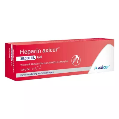 Heparin axicur® 30 000 NE gél, 100 g