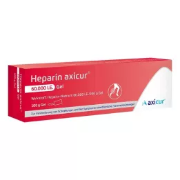 HEPARIN AXICUR 60,000 I.U. gél, 100 g