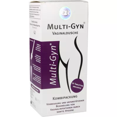 MULTI-GYN Hüvelyöblítés combipack pezsgőtabletta, 1 p