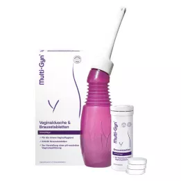 MULTI-GYN Hüvelyöblítés combipack pezsgőtabletta, 1 p