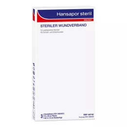 HANSAPOR steril sebkötszer 10x20 cm, 3 db