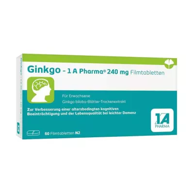 GINKGO-1A Pharma 240 mg filmtabletta, 60 db kapszula GINKGO-1A Pharma 240 mg filmtabletta, 60 db kapszula