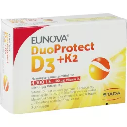 EUNOVA DuoProtect D3+K2 4000 I.E./80 μg kapszula, 30 db