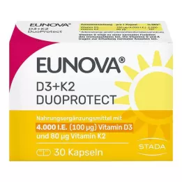 Eunova Duoprotect D3 + K2 4000 NE / 80 µg kapszula, 30 db