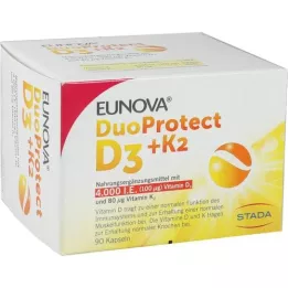 EUNOVA DuoProtect D3+K2 4000 I.E./80 μg kapszula, 90 db