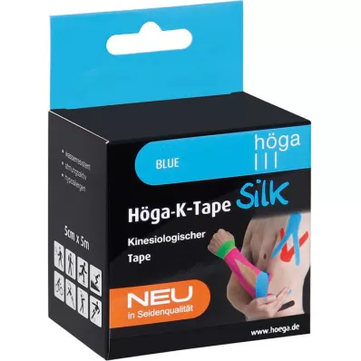 HÖGA-K-TAPE Selyem 5 cmx5 m l.fr.kék kinesiol.szalag, 1 db