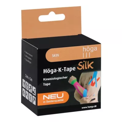 Höga-K-Tape Silk 5 cmx5 m bőrkineziológiai szalag, 1 db