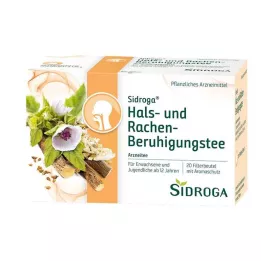 SIDROGA Torok és toroknyugtató teafilter, 20X1.75 g