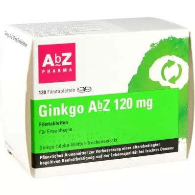 GINKGO AbZ 120 mg filmtabletta, 120 db