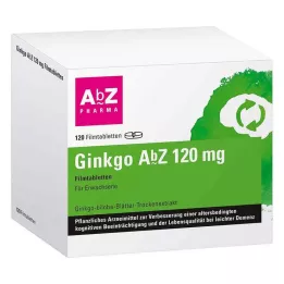 GINKGO AbZ 120 mg filmtabletta, 120 db