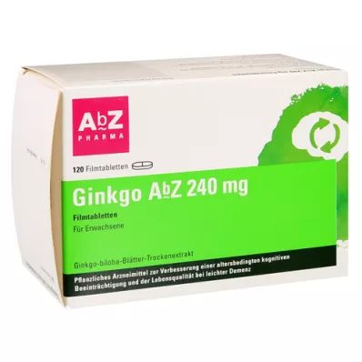 GINKGO AbZ 240 mg filmtabletta, 120 db
