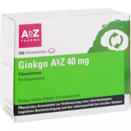 GINKGO AbZ 40 mg filmtabletta, 120 db