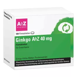 GINKGO AbZ 40 mg filmtabletta, 120 db