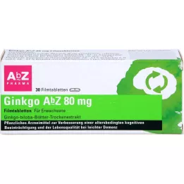 GINKGO AbZ 80 mg filmtabletta, 30 db