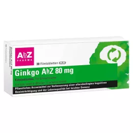 GINKGO AbZ 80 mg filmtabletta, 30 db