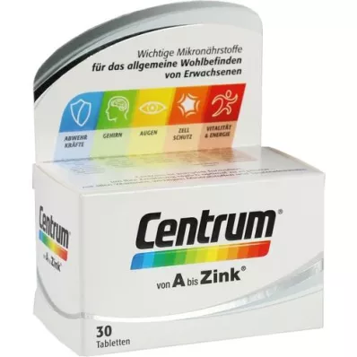 CENTRUM A-Cink tabletta, 30 db