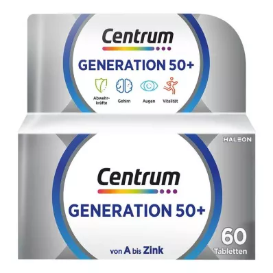 CENTRUM 50+ generációs tabletta, 60 db