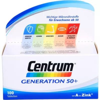 CENTRUM 50+ generációs tabletta, 100 db