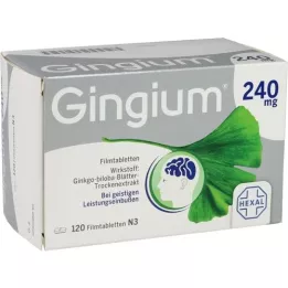 GINGIUM 240 mg filmtabletta, 120 db