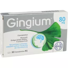 GINGIUM 80 mg filmtabletta, 30 db