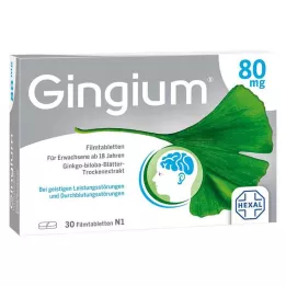 GINGIUM 80 mg filmtabletta, 30 db
