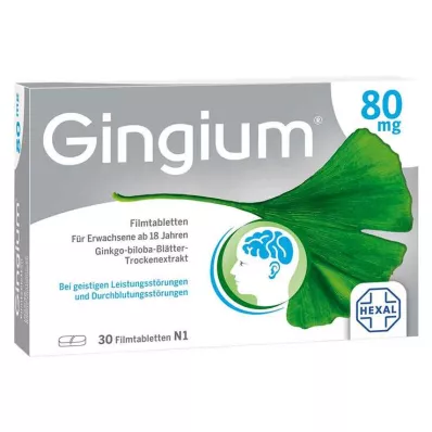 Gingium 80 mg filmtabletta, 30 db