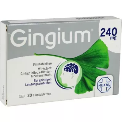 GINGIUM 240 mg filmtabletta, 20 db