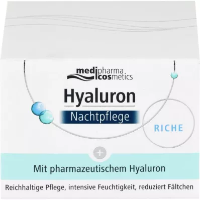 HYALURON NACHTPFLEGE riche krém tégelyben, 50 ml